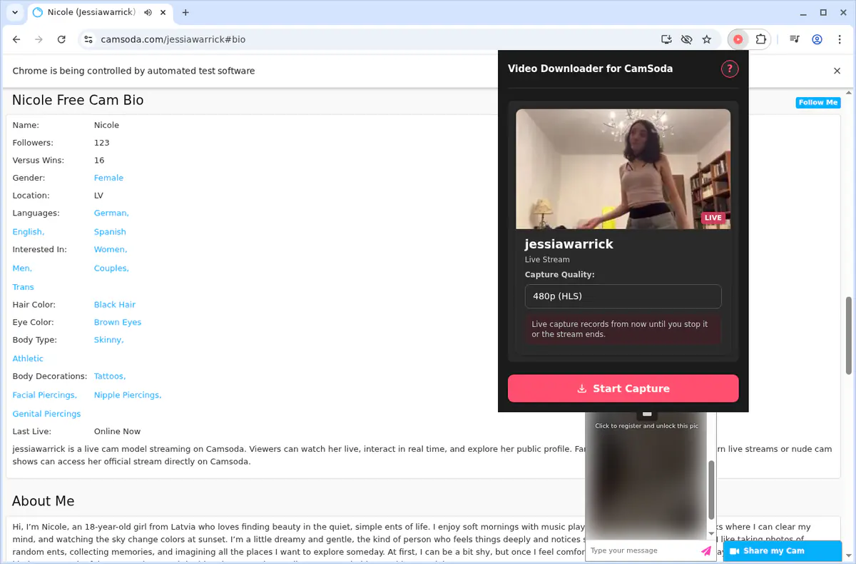 Camsoda Video Downloader screenshot 5