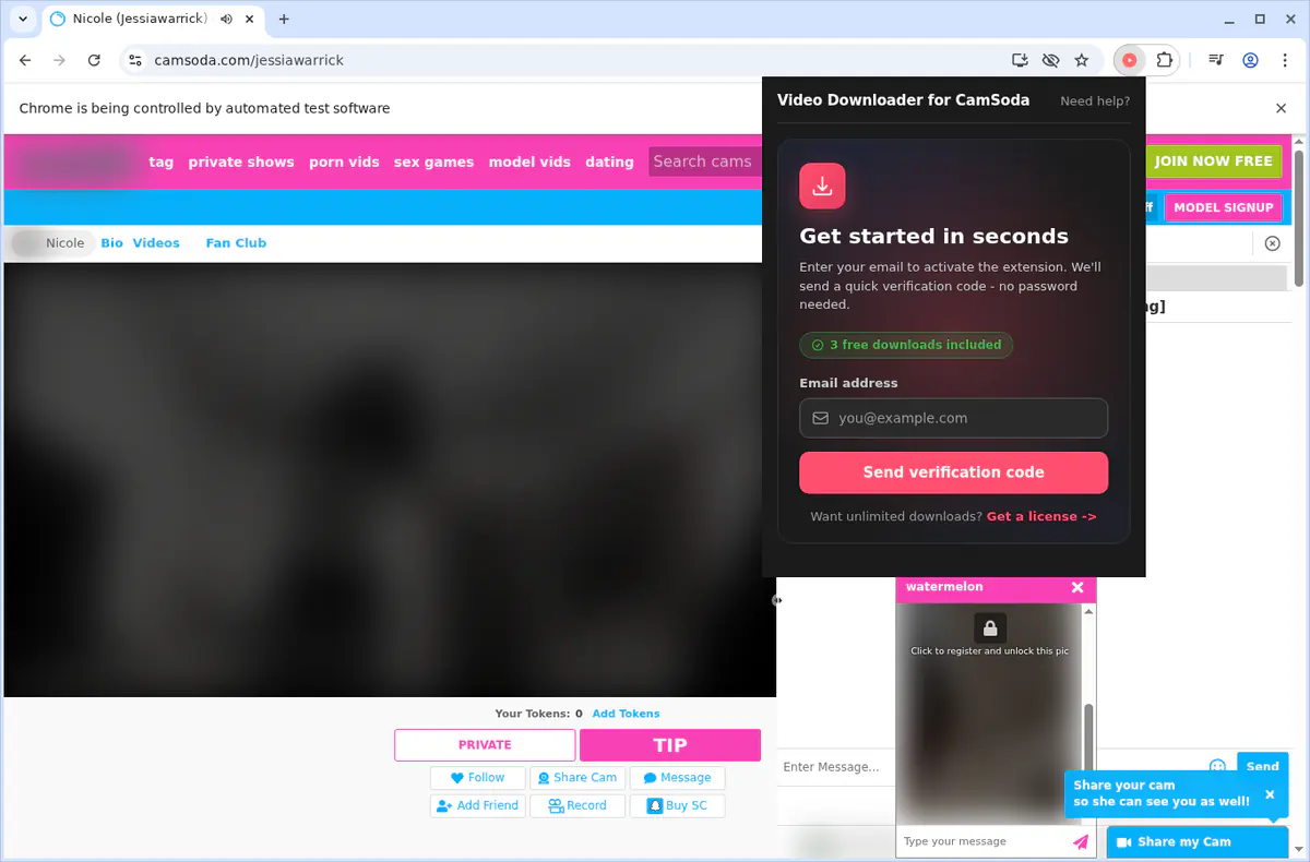 Camsoda Video Downloader screenshot 7